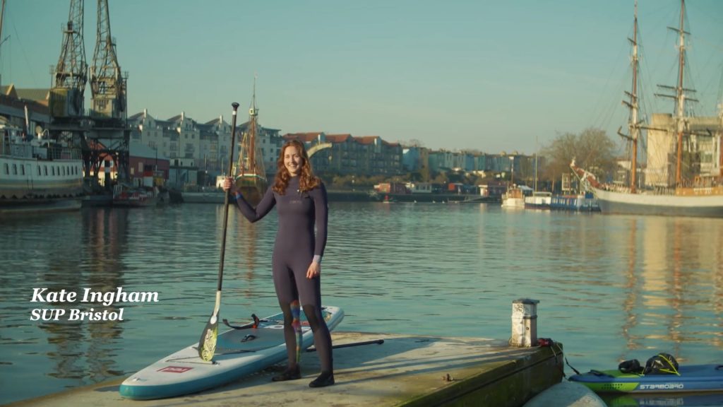Paddleboarding Bristol with Woven Films
